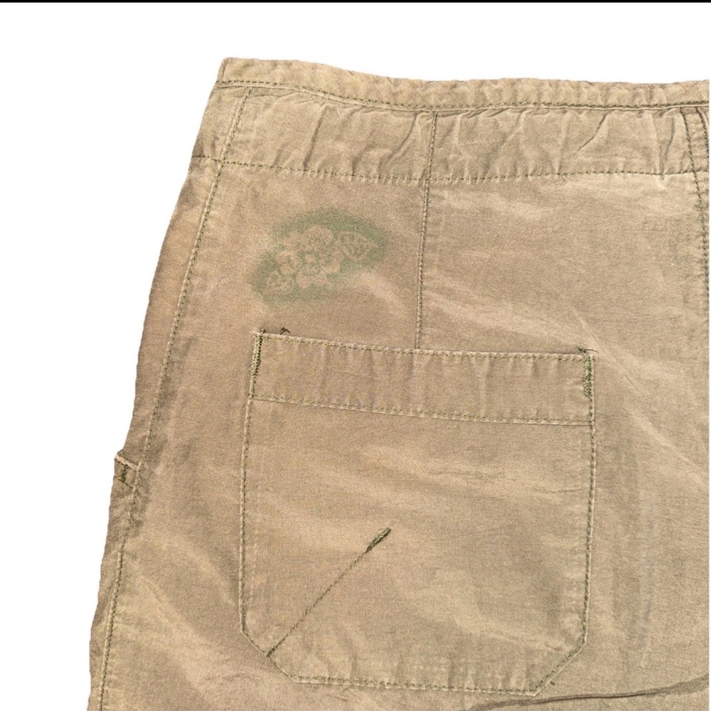 Columbia Sportswear Company Olive Green Drawstring Shorts Womens Medium Hiking - Picture 4 of 5